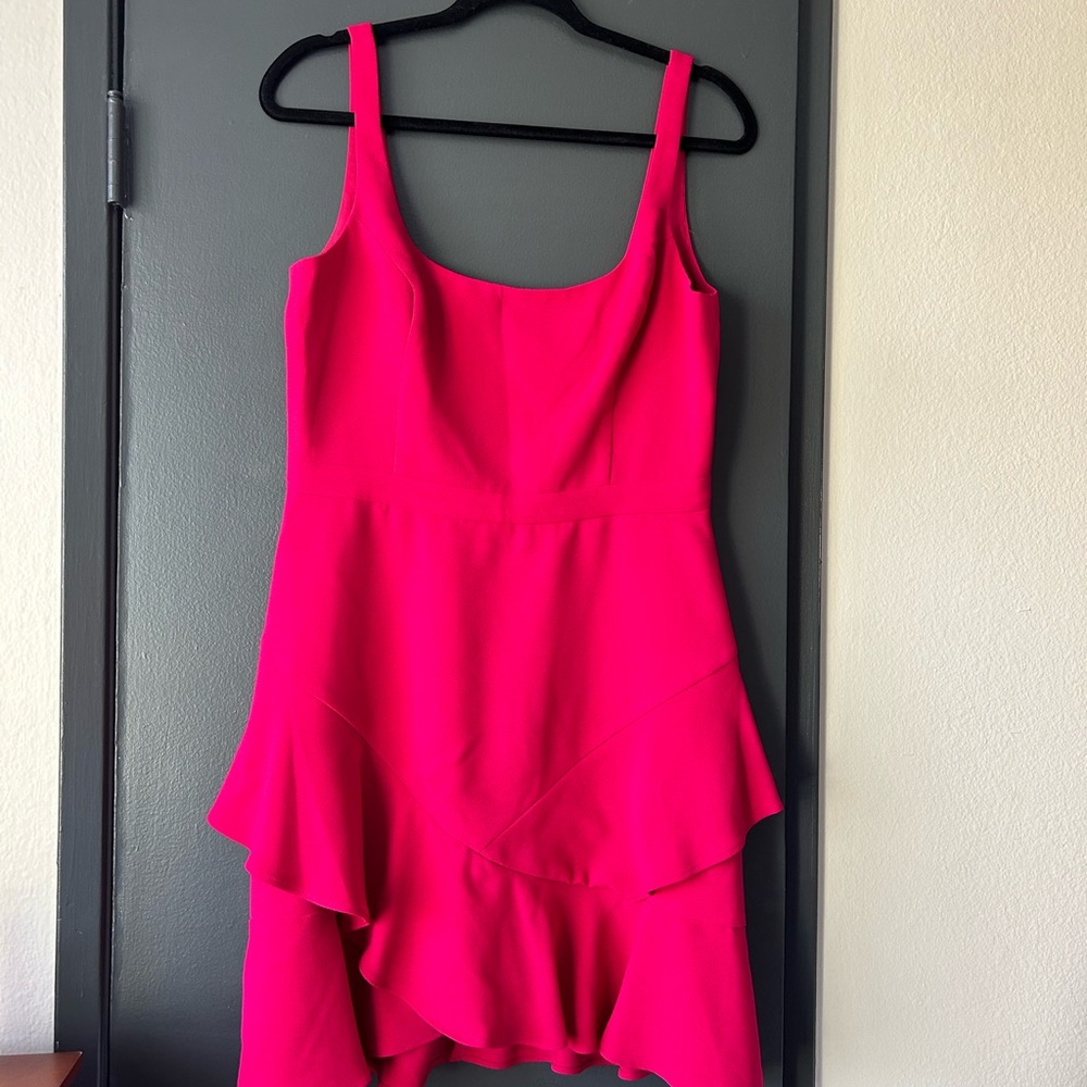 BCBG MAX AZARIA FUCHSIA DRESS